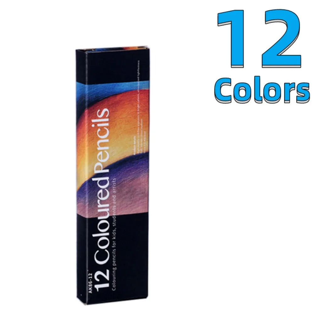 12/24/36/48/72 Colors Oily Colored Pencils Hexagon Wooden Handle Set Artist Drawing Sketch Art Design
