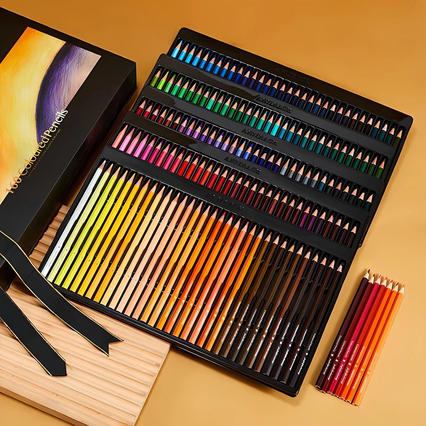 12/24/36/48/72 Colors Oily Colored Pencils Hexagon Wooden Handle Set Artist Drawing Sketch Art Design