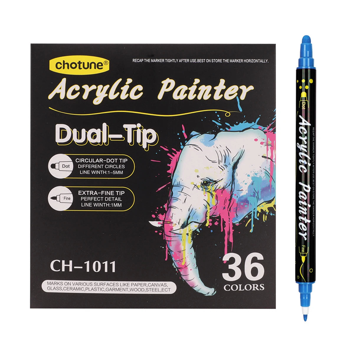 12-36 Colors Double Head Acrylic Markers