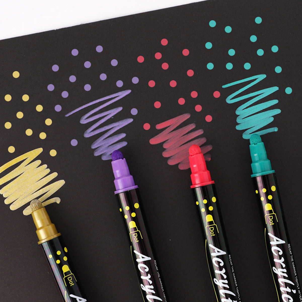 12-36 Colors Double Head Acrylic Markers