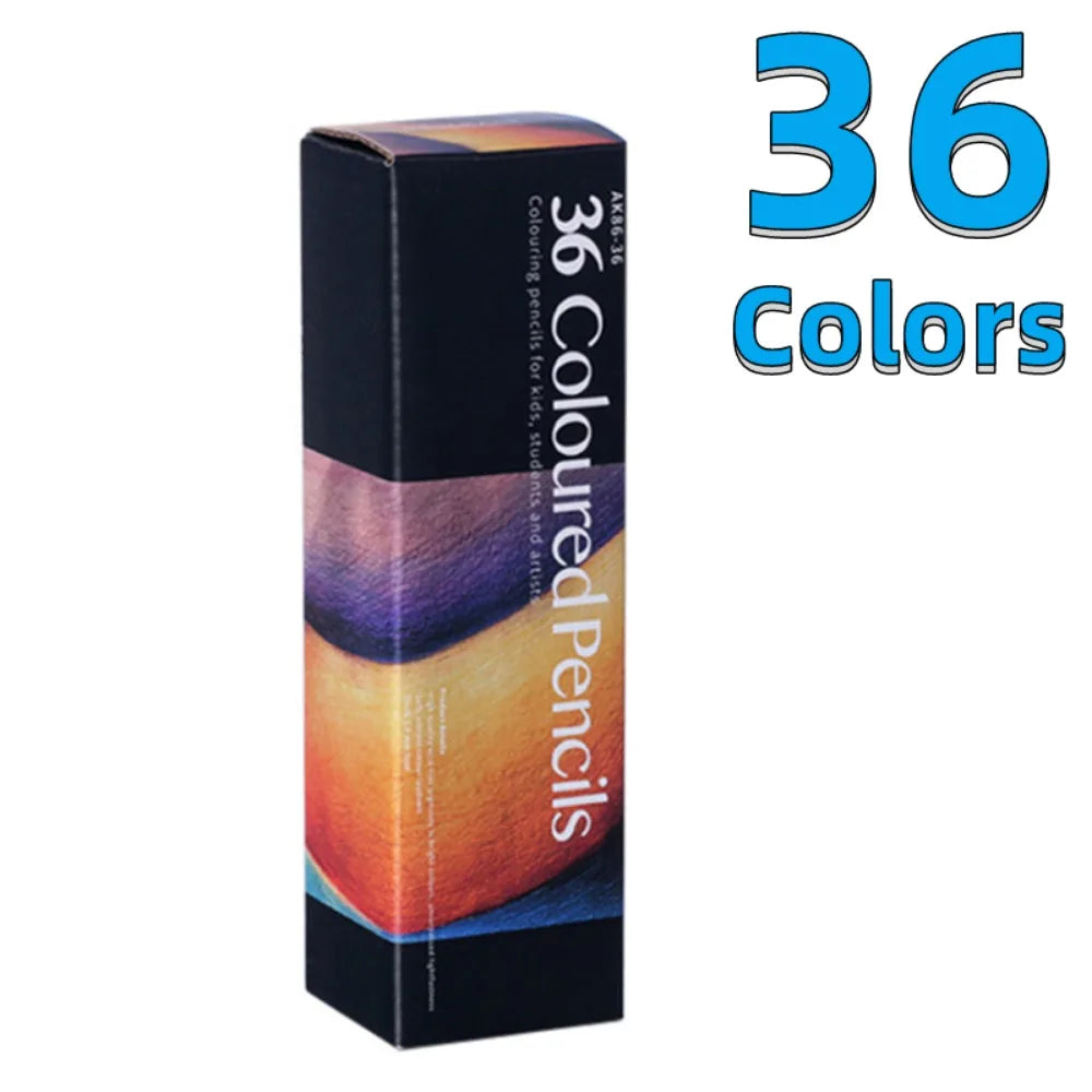 12/24/36/48/72 Colors Oily Colored Pencils Hexagon Wooden Handle Set Artist Drawing Sketch Art Design