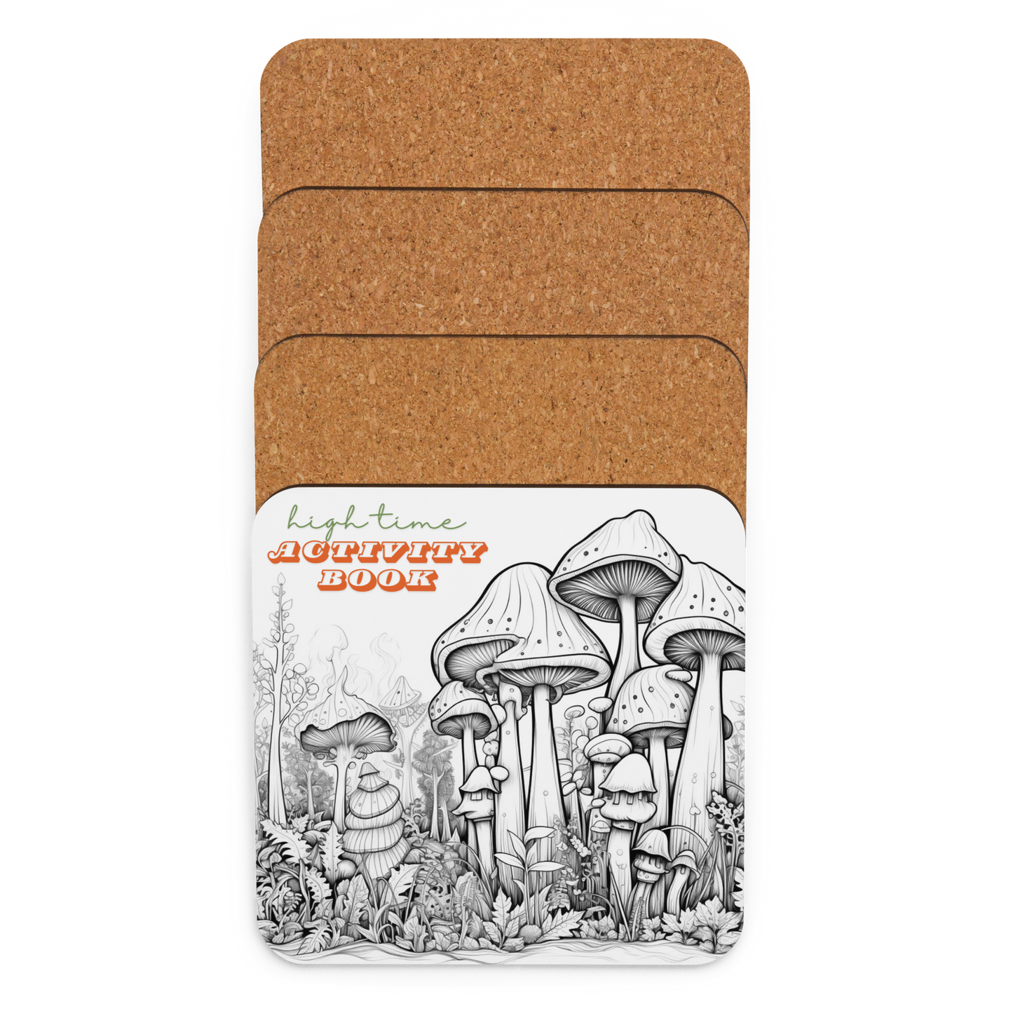 High Time Cork-Back Coaster
