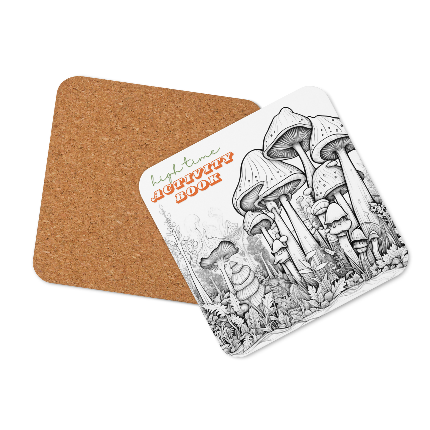 High Time Cork-Back Coaster