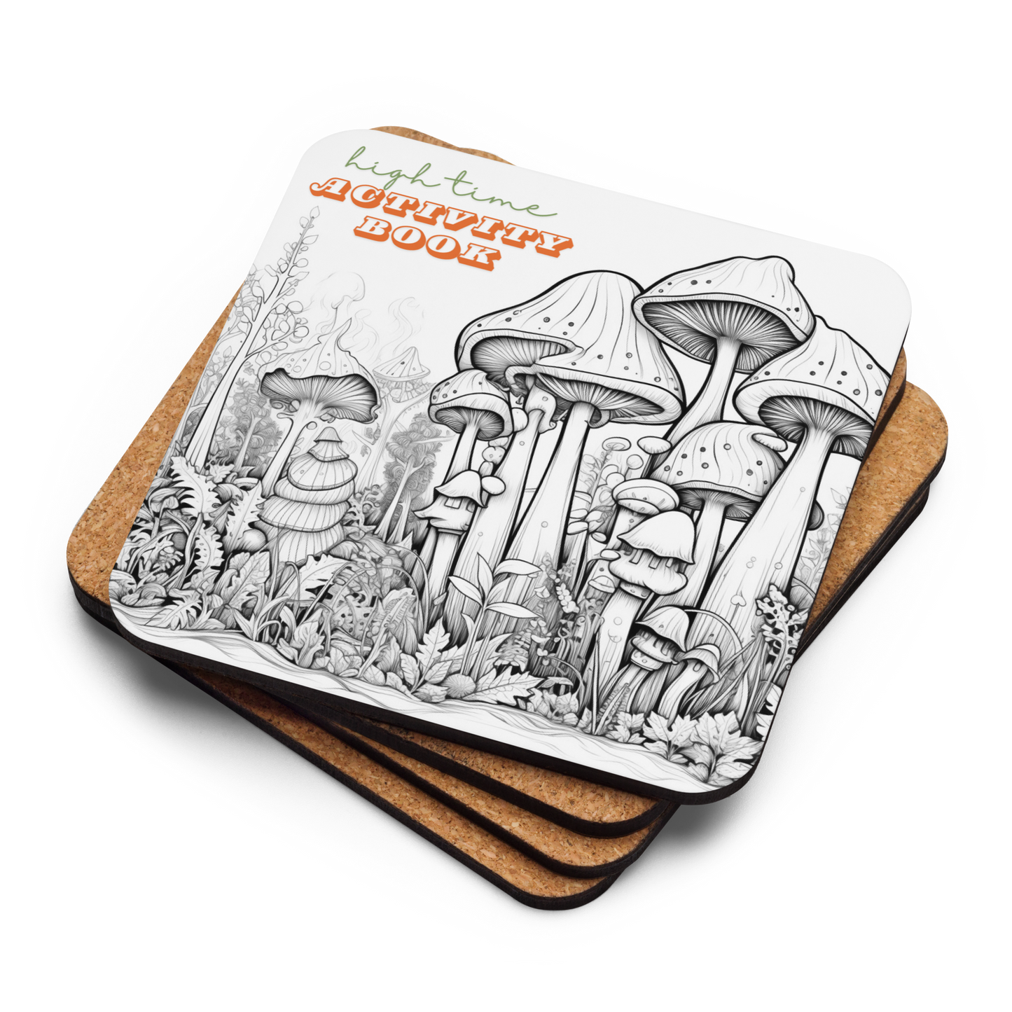 High Time Cork-Back Coaster
