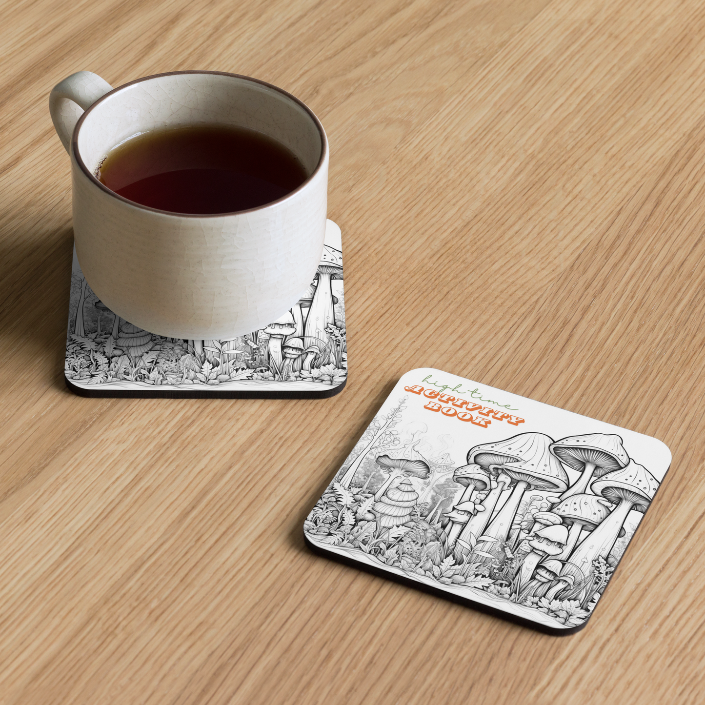 High Time Cork-Back Coaster