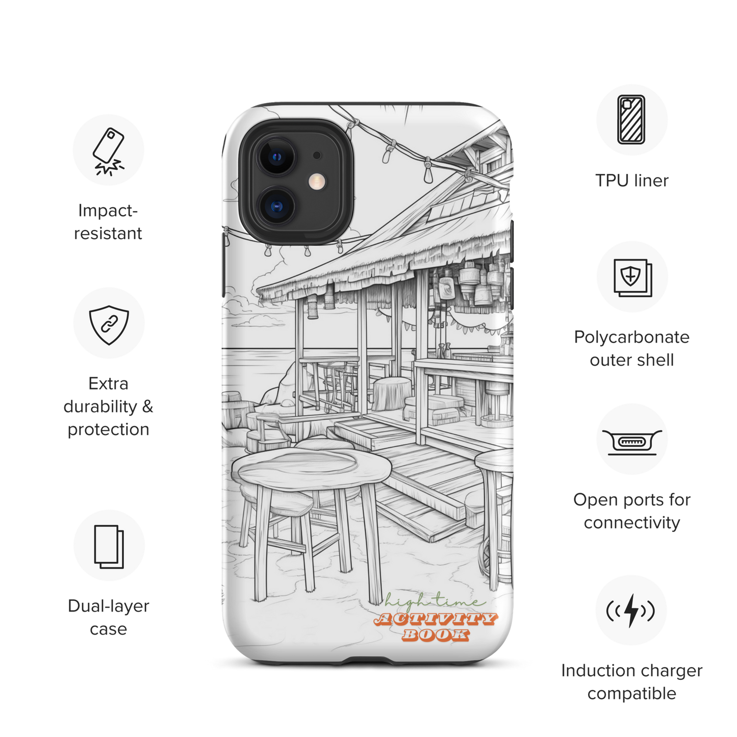 High Time Activity Book Tough Case for iPhone®