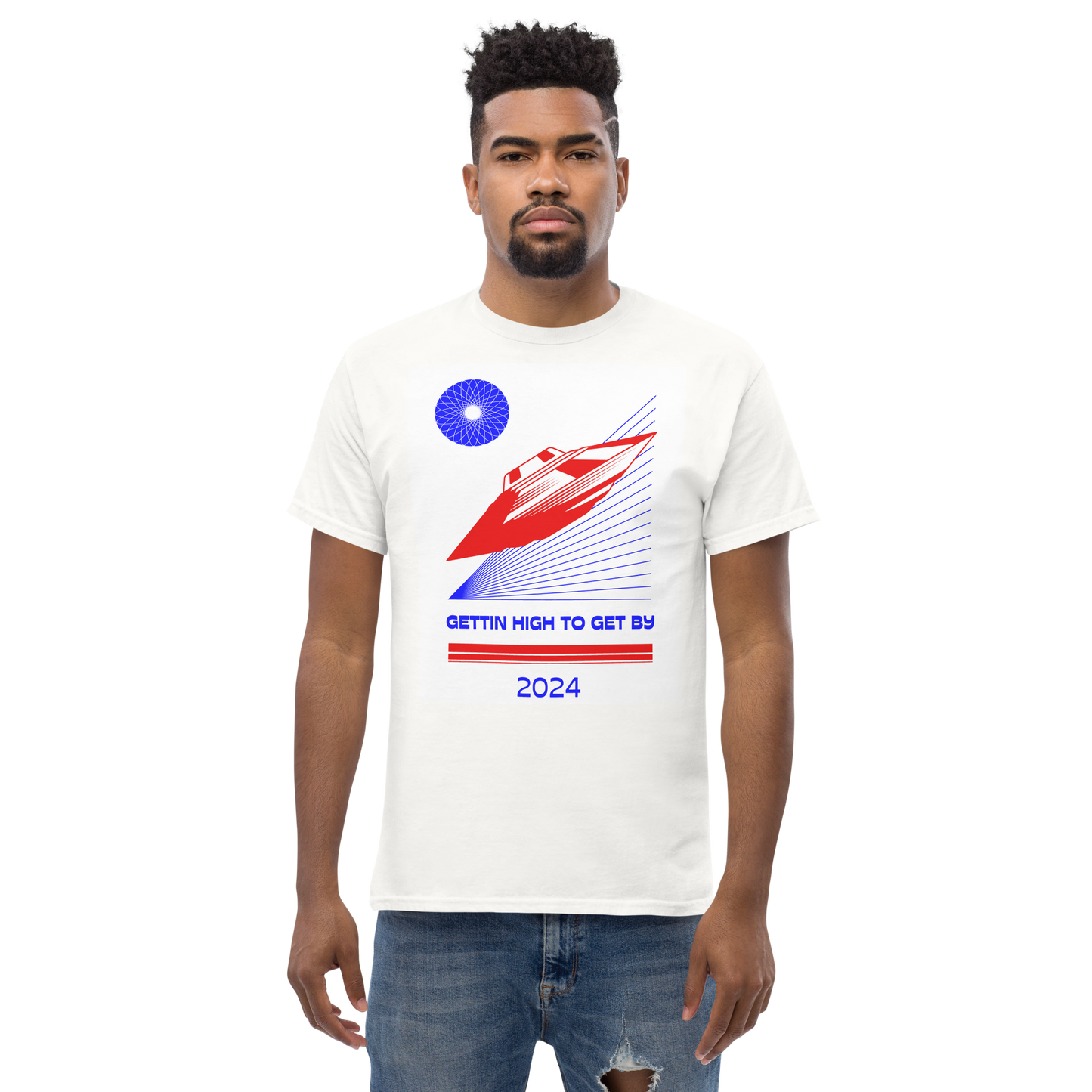 Gettin High To Get By Unisex Tshirt Lounge Wear Apparel