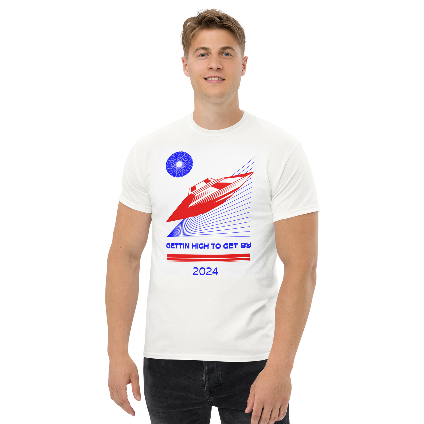 Gettin High To Get By Unisex Tshirt Lounge Wear Apparel