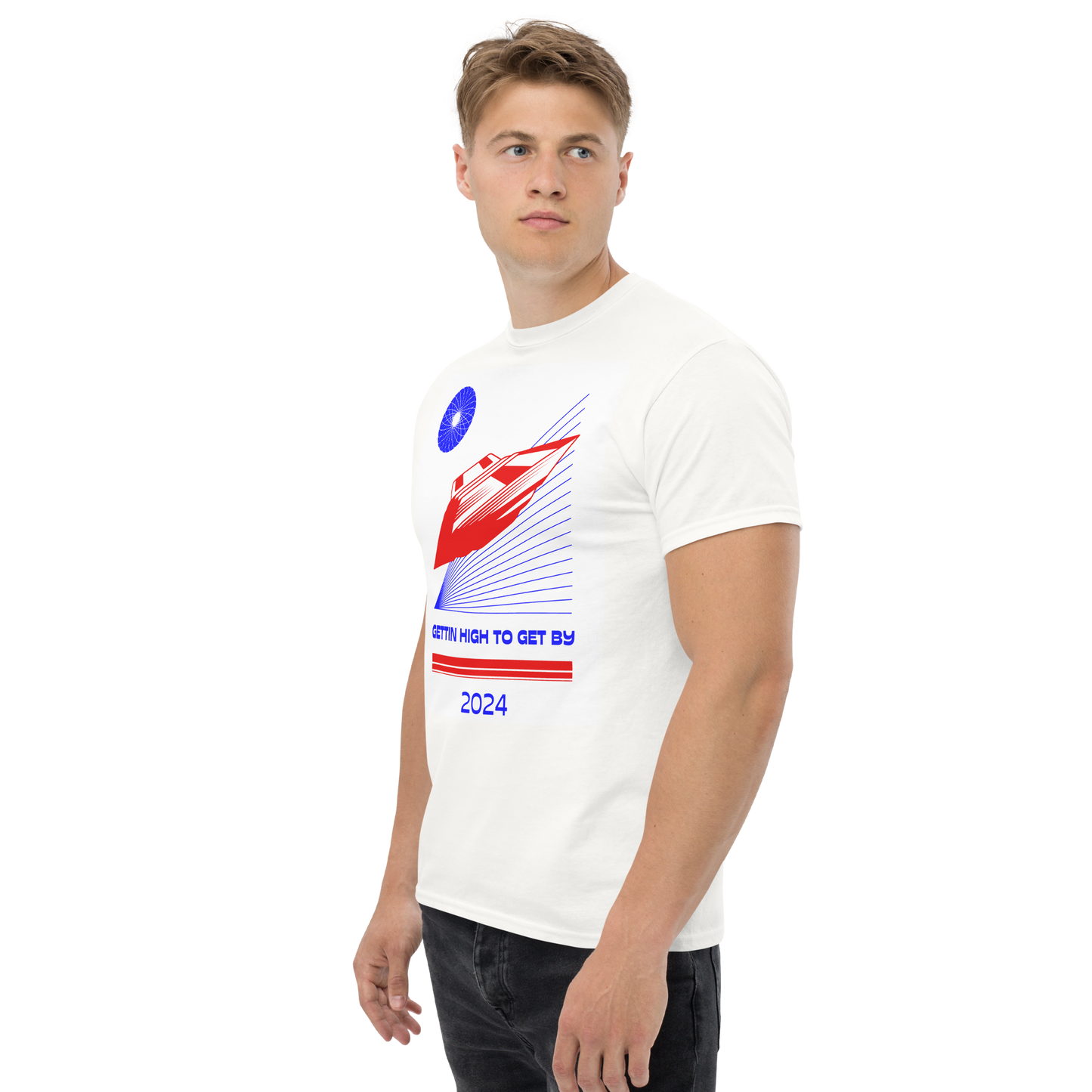 Gettin High To Get By Unisex Tshirt Lounge Wear Apparel